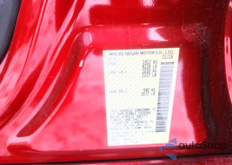 2016 Nissan Altima 2.5 z USA, uszkodzony, nr VIN 1N4AL3AP2GC151798